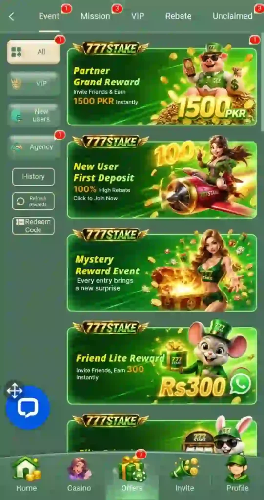 777Stake Game