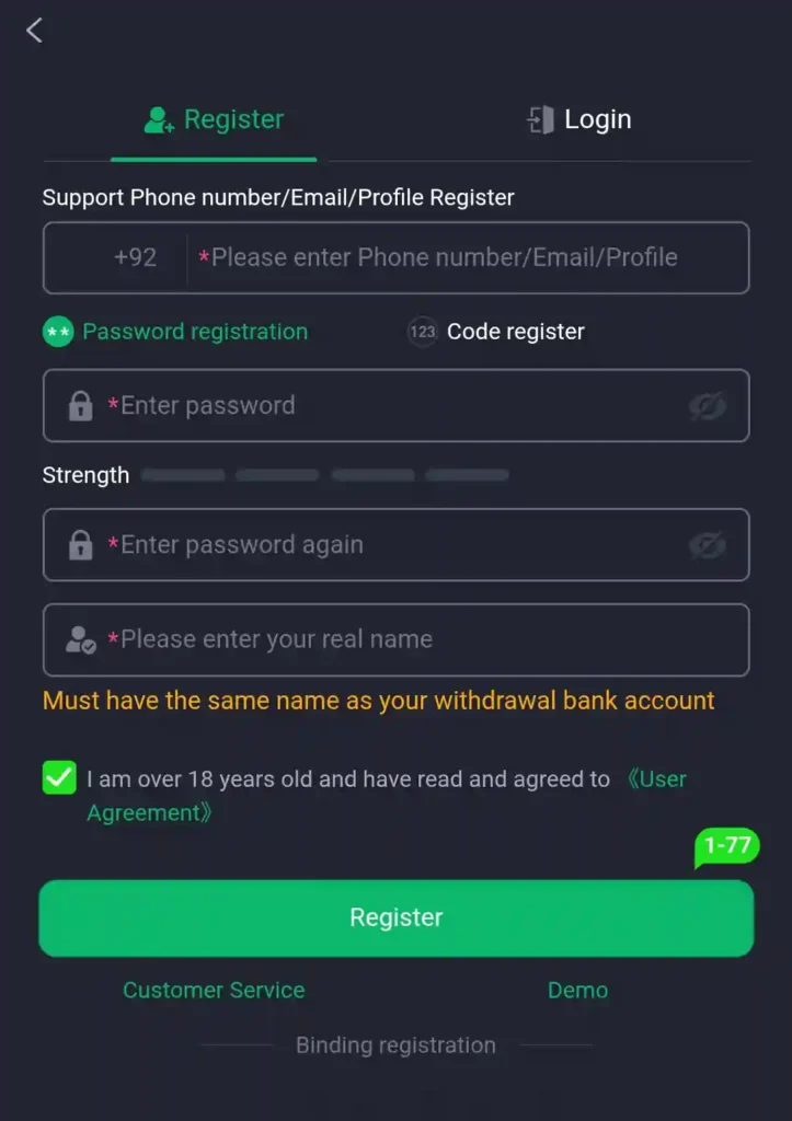 registration