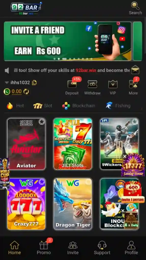 92Bar Game